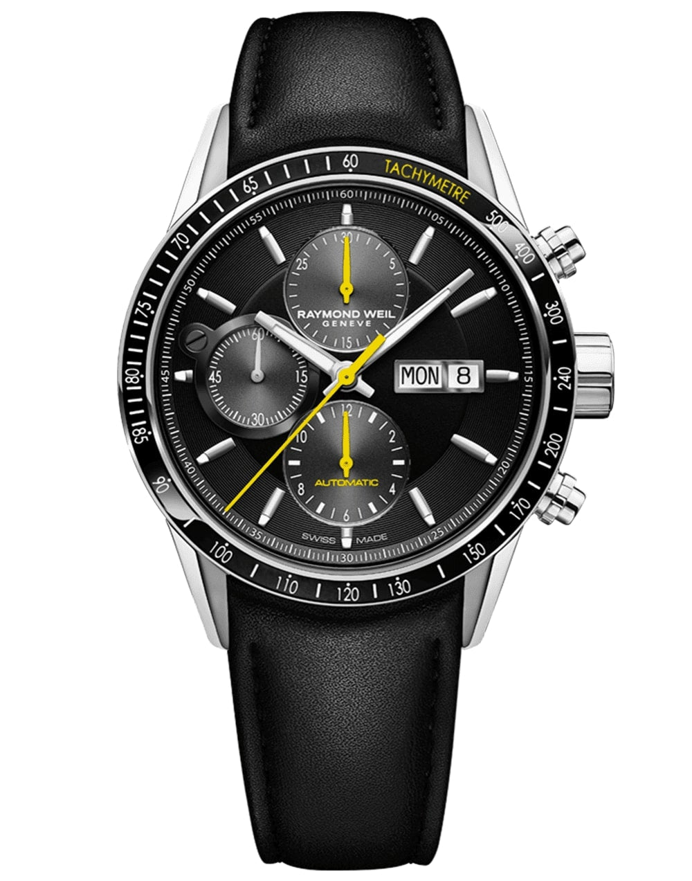 Men's  Black Automatic Chronograph Raymond Weil Watch