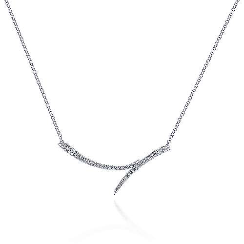 Double on sale bar necklace