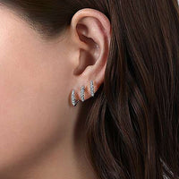 Floating Diamond Stud Earrings