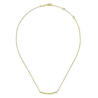 Geometric Diamond Bar Necklace