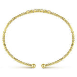 Diamond Beaded Open Bangle