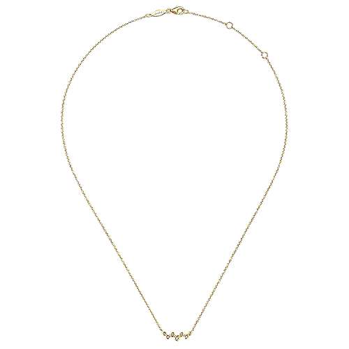 Zig Zag Diamond Bar Necklace