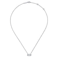 Hexagonal Diamond Necklace