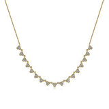 Scalloped Diamond Necklace