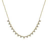 Scalloped Diamond Necklace