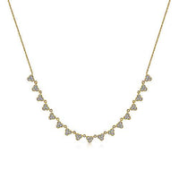 Scalloped Diamond Necklace