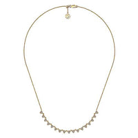 Scalloped Diamond Necklace