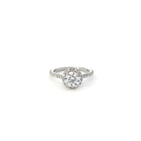 Round Halo Diamond Ring