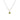 Peridot Pendant with Diamond Halo