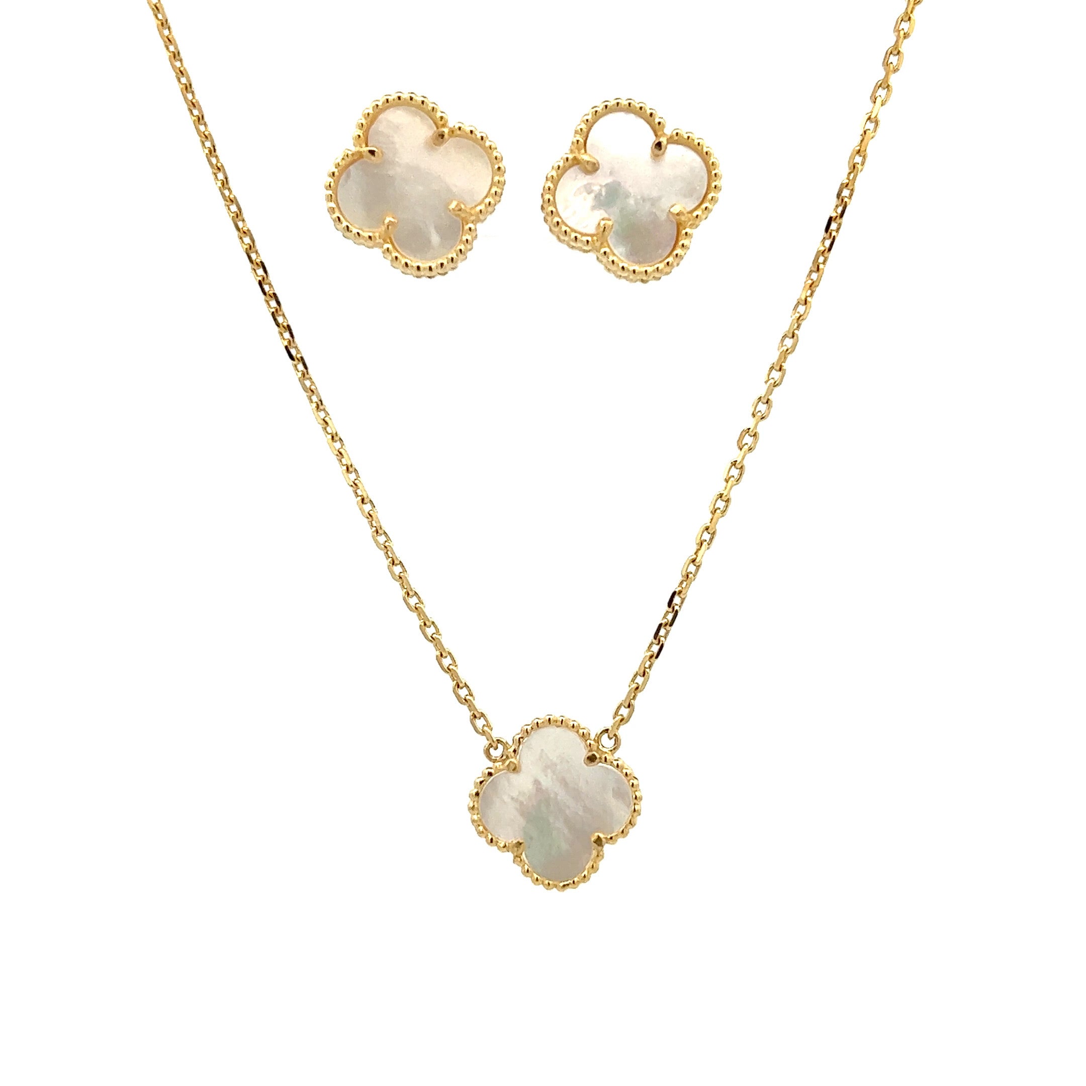 Buy/Send Sensational Mother of Pearl Necklace Set Online- FNP