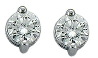 White Gold Diamond Stud Earrings