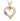 Yellow Gold Diamond Heart Necklace