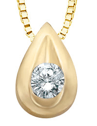 Diamond Teardrop Necklace