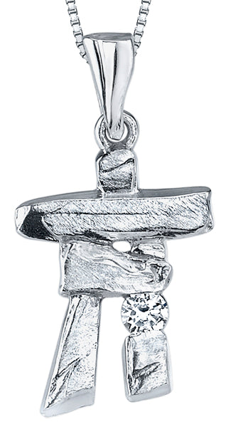 Canadian Inukshuk Pendant Necklace