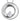 White Gold Diamond Circle Pendant Necklace