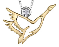 Canadian Goose Diamond Necklace